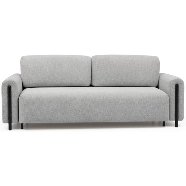 Helehall muudetav/koos panipaigaga bouclé‑tekstiilist diivan, 244 cm Arcadova – ELTAP