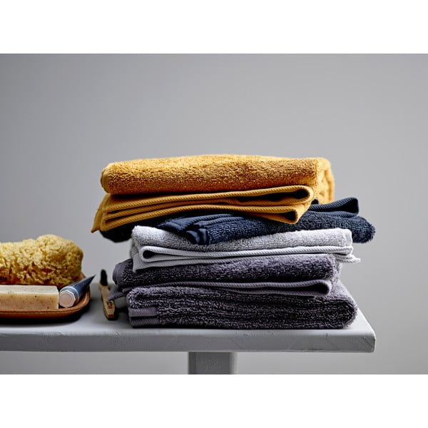Kollane puuvillane froteerätik Golden, 100 x 50 cm Comfort Organic - Södahl-image-2