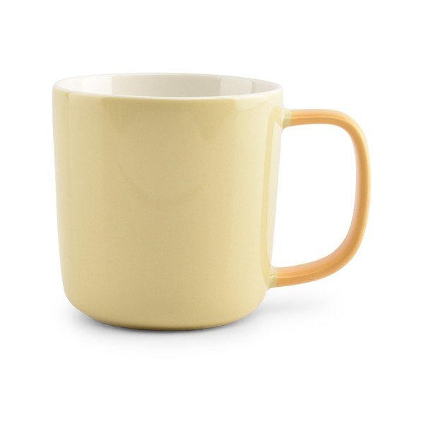 Helekollane portselanist kruus 370 ml Mae - ONA