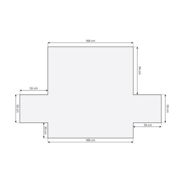 Punane 4-kohaline kaitsekate diivanile Lounge - douceur d'intérieur-image-3