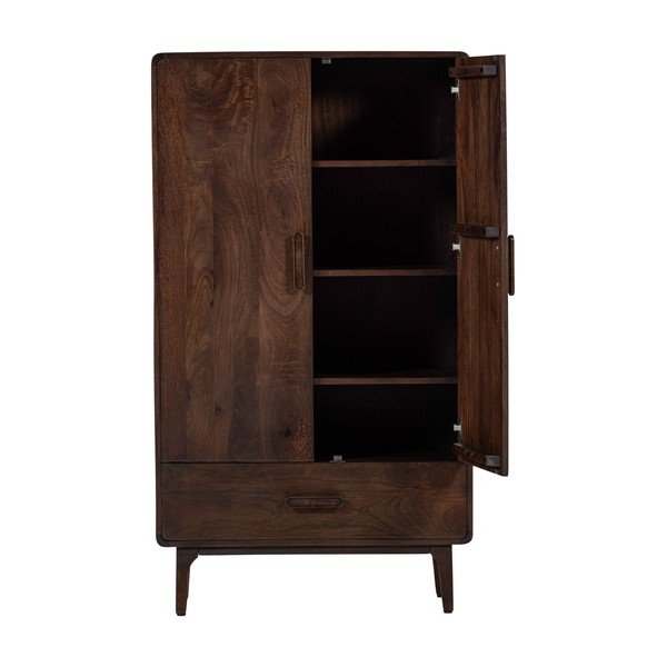 Mangopuidust kapp tumedas naturaalses värvitoonis 85x150x35 cm Liya - WOOOD-image-3