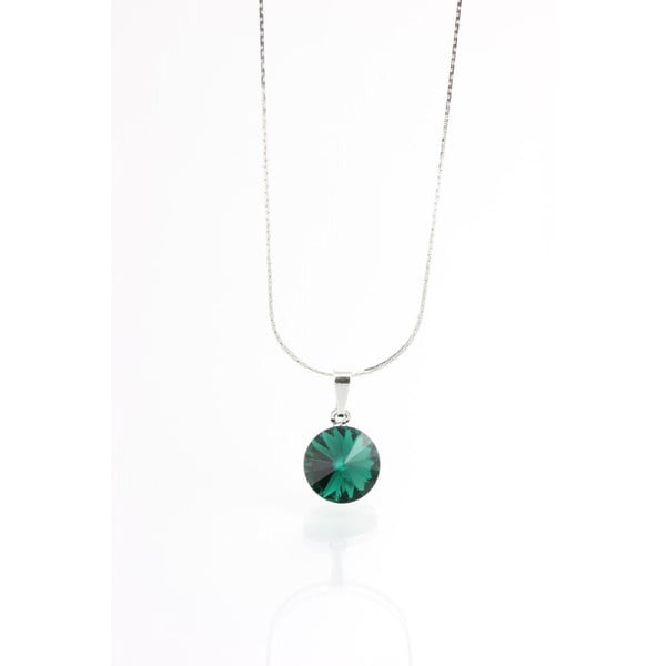 Zelený náhrdelník se Swarovski krystaly Yasmine Longie