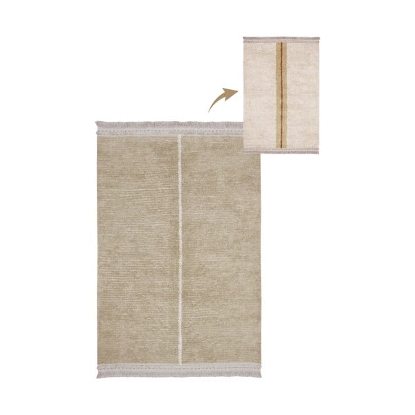 Beež puuvillane vaip 170x240 cm Duetto Sage - Lorena Canals