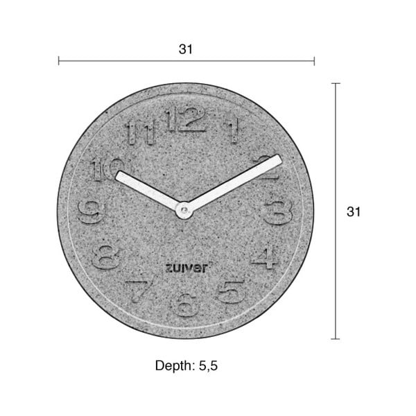 Korkist seinakell Kork, ø 31 cm - Zuiver-image-1