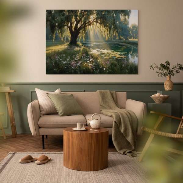 Maal 113x85 cm Sunlit Willow - Styler-image-2