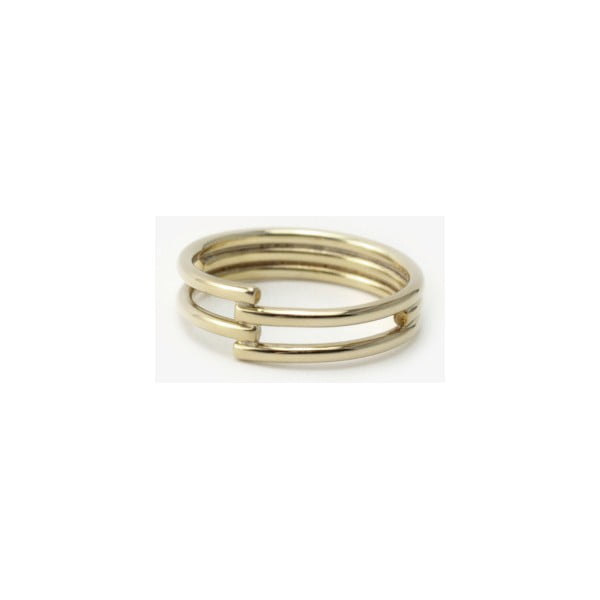 Zlatý prsten Bepart Triple, vel. 53  