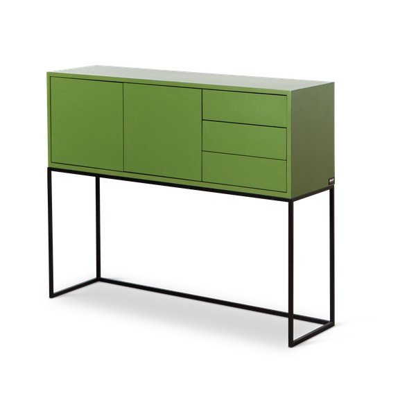 Roheline madal kummut 113x88,5 cm Scott - Really Nice Things-image-2