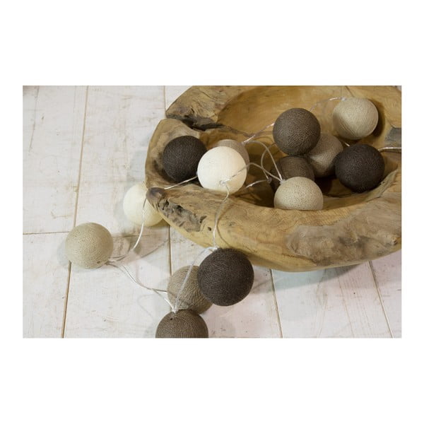 Töötlemata teakpuust puuviljakaussi Mara, ⌀ 20 cm - HSM collection-image-1