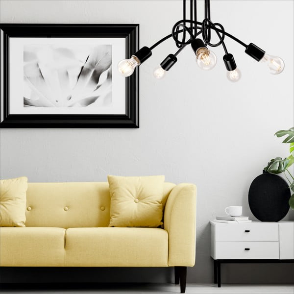 Must laevalgusti ilma lambivarjuta 46x46 cm Camilla - LAMKUR-image-1