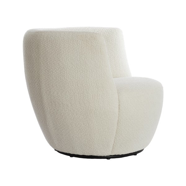 Valge bukleekangast tugitool Senja - Light & Living-image-3