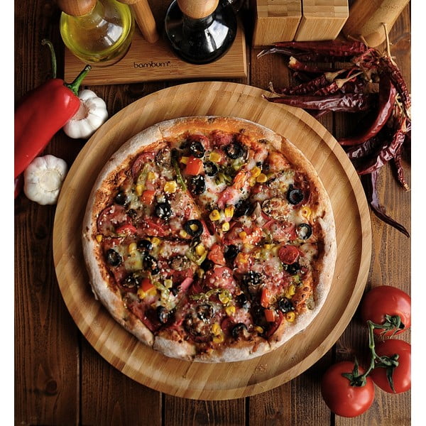 Bambusest pöörlev kandik , ⌀ 28 cm Lily - Bambum-image-1