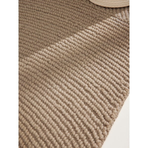 Beež käsitsi kootud villane vaip 80x200 cm Eleni Light Beige - Hanse Home-image-4