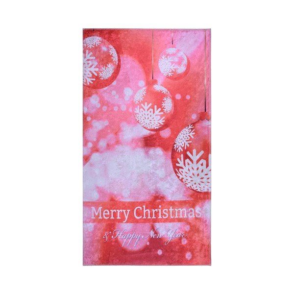 Červeno-bílý koberec Vitaus Christmas Decorations, 50 x 80 cm-image-2
