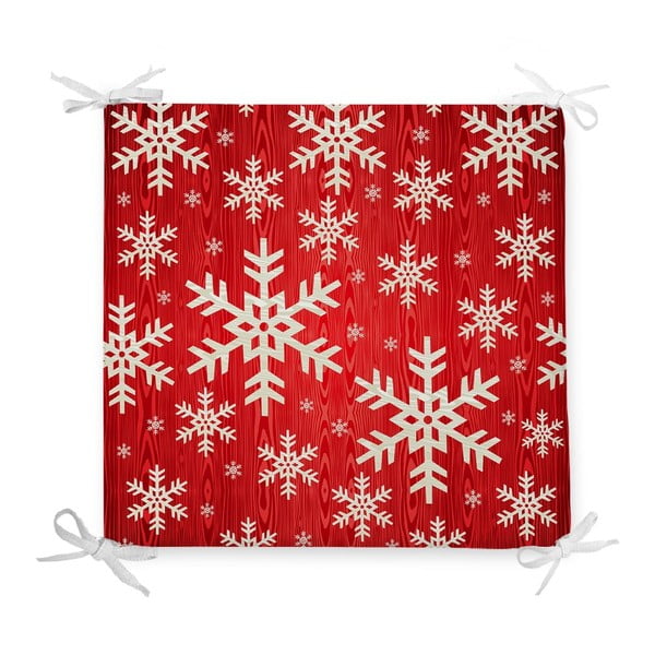 Lumehelbeke jõulupadi puuvillaseguga, 42 x 42 cm - Minimalist Cushion Covers