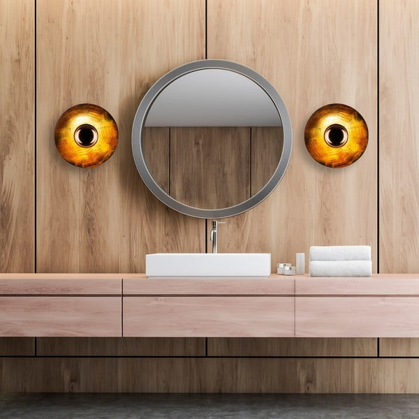 Pronksivärvi seinavalgusti ø 28 cm Kurt - Opviq lights-image-4