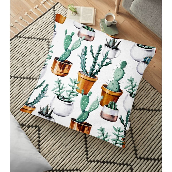 Kaktus potis padjapüürileht puuvillaseguga, 70 x 70 cm - Minimalist Cushion Covers