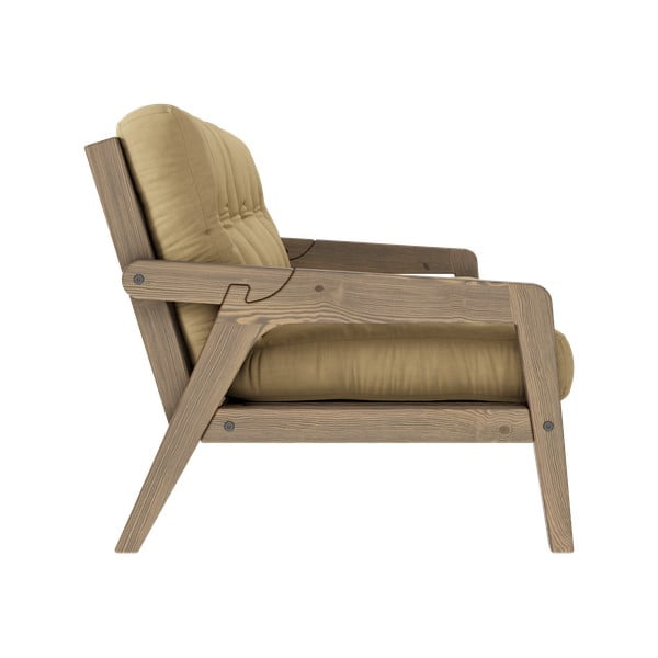 Kollane diivanvoodi 204 cm Grab - Karup Design-image-4