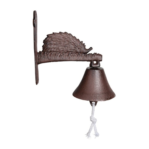 Litinový nástěnný zvonek Esschert Design Hedgehog