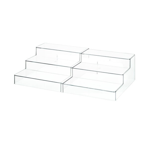 Läbipaistev iDesign The Home Edit statiiv, 26 x 29,2 cm - iDesign/The Home Edit-image-2