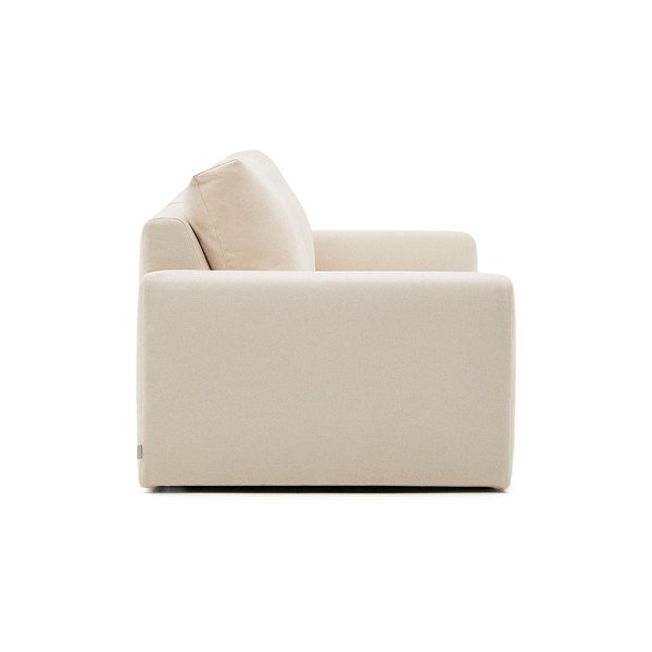 Beež šenillist diivan 220 cm Alea - Kave Home-image-3