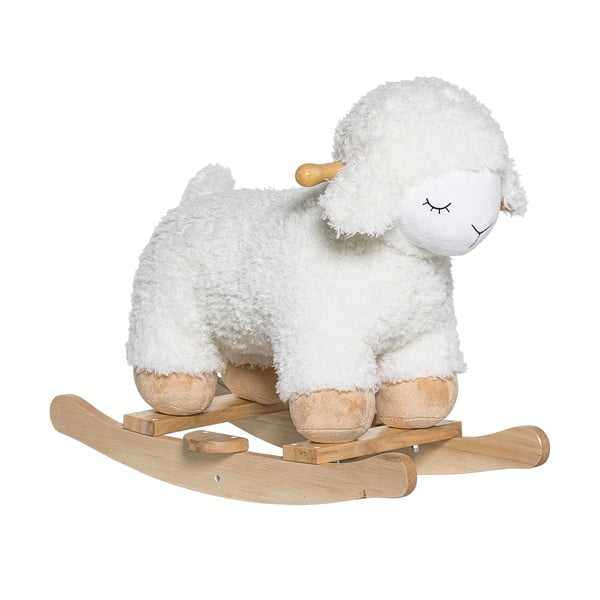 Baby Rocking Sheep valmistatud pöögipuidust Rocking mänguasi - Bloomingville Mini-image-2