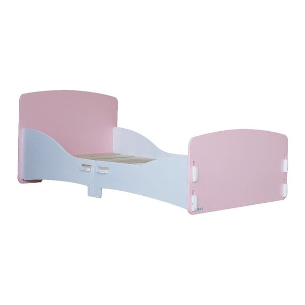 Dětská postel Pink Junior, 140x70 cm