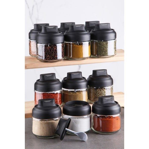 Maitseainepurkide komplekt 12 tk 300 ml - Hermia-image-1
