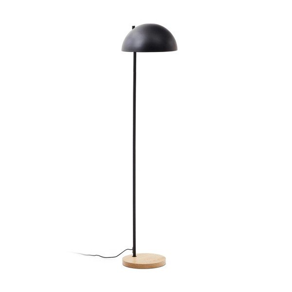 Must põrandavalgusti metallist varjuga (kõrgus 150 cm) Catlar - Kave Home