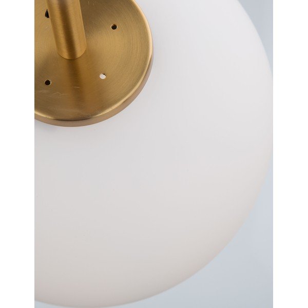 Valge/messingvärvi klaasist ripplamp ø 27 cm Lato - Nova Luce-image-4