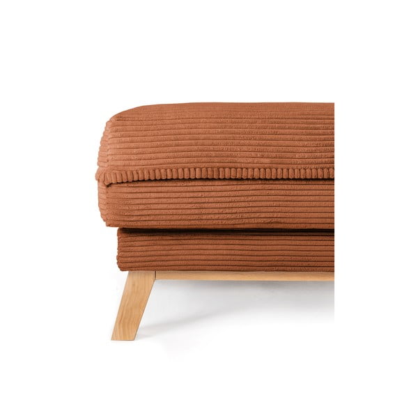 Oranžist kordvillasest jalatsistool Tori - Bonami Selection-image-3