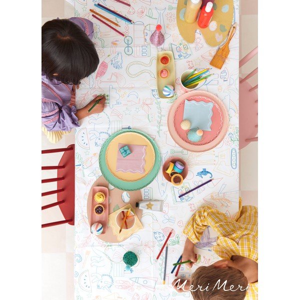 Värviline laudlina 127x239 cm Colour In - Meri Meri-image-1