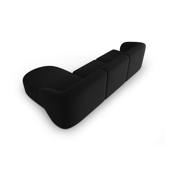 Must sametist nurgadiivan (parem nurk) Paolo - Milo Casa-image-3