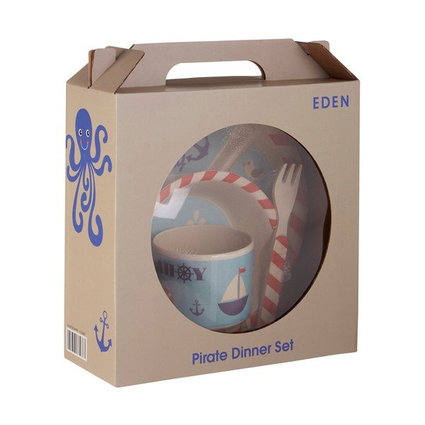 Bambusest laste õhtusöögikomplekt 5 osa Eden - Premier Housewares-image-3