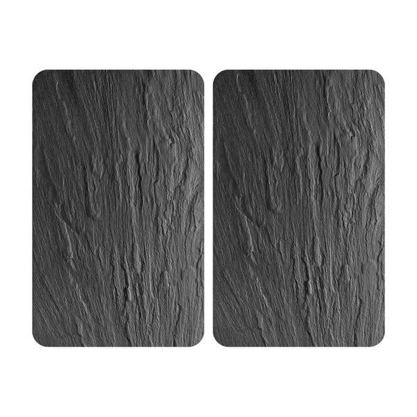 Klaasist pliidikatte komplekt 2 tk, 40 x 52 cm XL Slate - Wenko