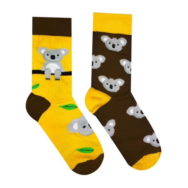 Bavlněné ponožky HestySocks Koala, vel. 43-46
