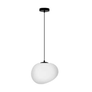 Must-valge rippvalgusti ø 30 cm Stones - Candellux Lighting