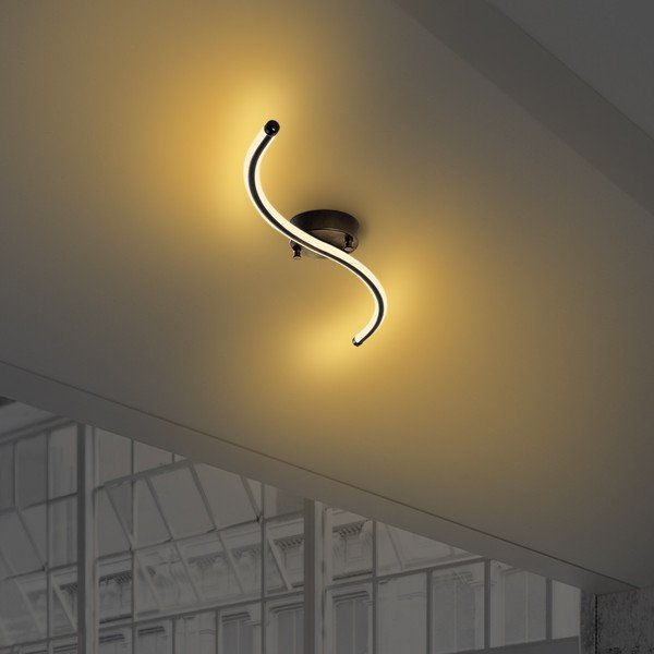 Must LED laevalgusti 10x67 cm Yilan - Opviq lights-image-4