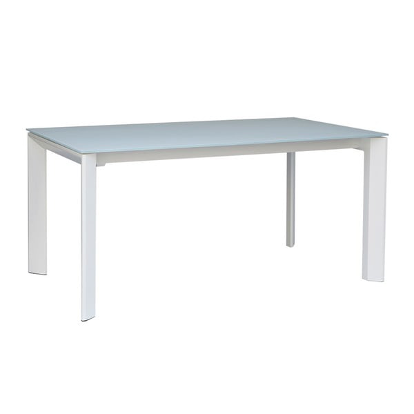 Bílý rozkládací jídelní stůl sømcasa Lisa, 140 x 90 cm