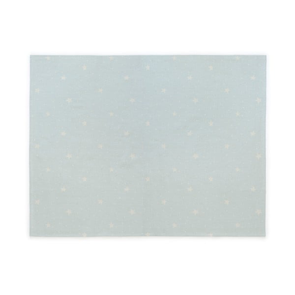 Modrý dětský bavlněný ručně vyrobený koberec Naf Naf Stars, 160 x 120 cm