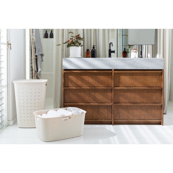 Kreem plastikust pesukorv 56 l Softex - Curver-image-1