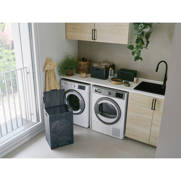 Tumehall hoiukast kaanega, valmistatud taaskasutatud plastist, 30x38x21 cm Kaya - Curver-image-1