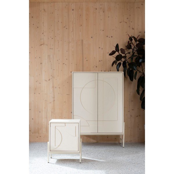 Kreem tammespoonist kapp 100x140x45 cm Faces - Zuiver-image-3