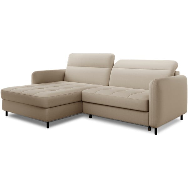 Beež sametist lahtikäiv/sahtliga nurgadiivan (vasak nurk/lamamisosaga) Gomsi – ELTAP-image-2