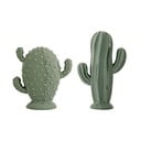 Komplekt 2 rohelist dekoratiivset kuju Kaktus - Bloomingville