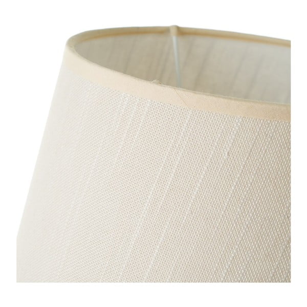 Must ja kreemikas laualamp tekstiilvarjundiga (kõrgus 38,5 cm) - Casa Selección-image-2