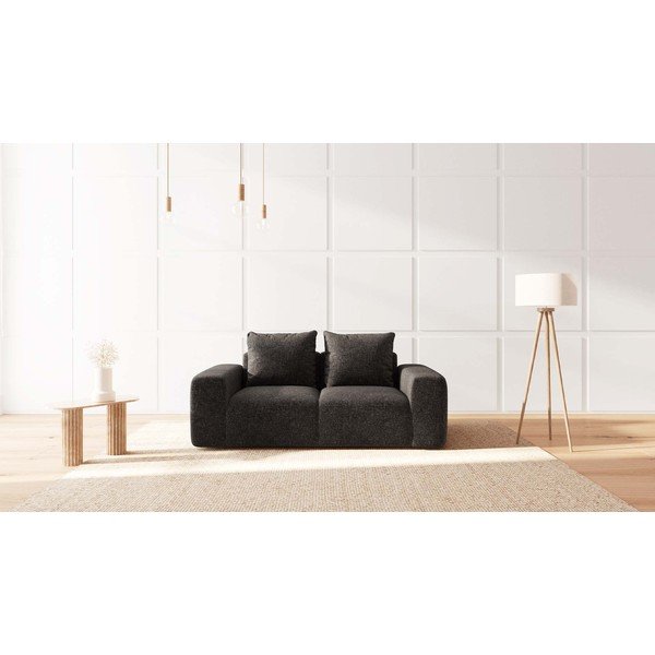 Antratsiitne bukleekangast diivan 212 cm Feiro - MESONICA-image-1
