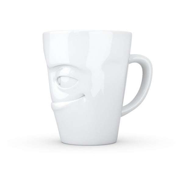 Valge käepidemega portselanist kruus - 58products-image-2