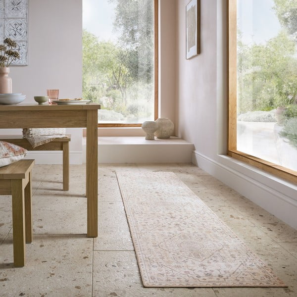 Kreem pestav vaip 60x230 cm Teo Traditional - Flair Rugs-image-1