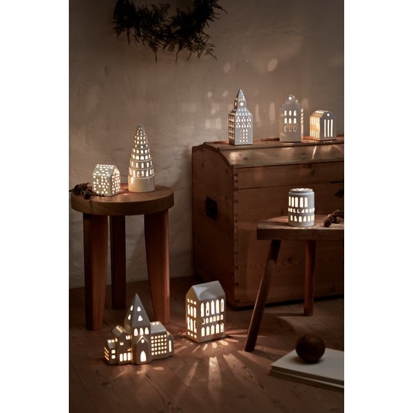 Keraamiline teeküünla hoidja Urbania Lighthouse Church Tower - Kähler Design-image-4