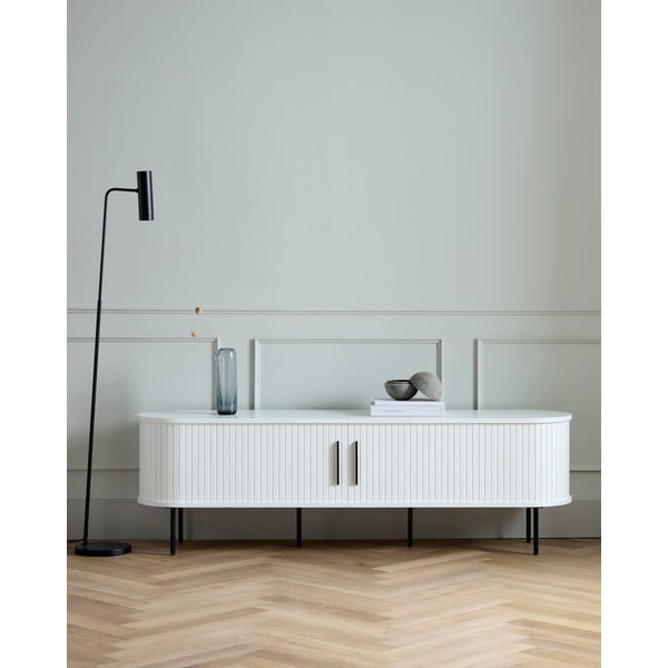 Valge telerilaud 180x56x45 cm Nola - Unique Furniture-image-1